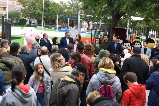 Inauguración del parque infantil 'Europa' en Archena