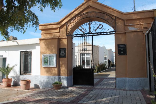 Todo preparado para las visitas de miles de ciudadanos al Cementerio Municipal de Archena durante estas dos jornadas