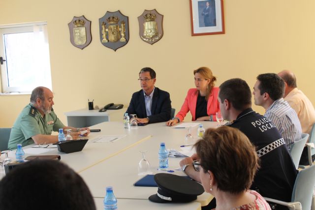 Archena ampliará los efectivos de la Guardia Civil con 5 agentes más. La Junta Local de Seguridad se reúne para las Patronales