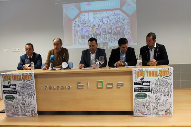Presentada la IV carrera Ope Trail 2017 organizada por el Colegio El Ope y que se celebrará el próximo 26 de marzo