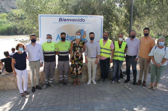 Archena cuenta, desde hoy, con su playa fluvial, más de 900 m2 de superficie, en un entorno respetuoso con el medio ambiente que servirá de revulsivo al sector turístico