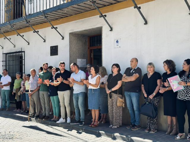 Minuto de silencio en Archena - víctimas incendio Atalayas