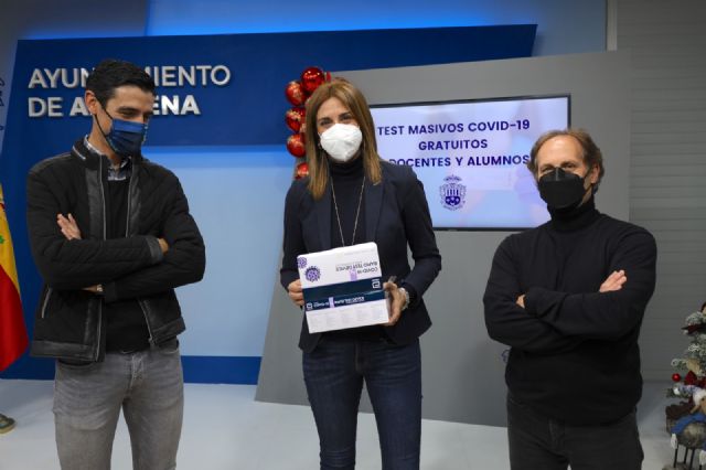 Archena realizará test de antígenos gratuitos a 500 docentes y 4.000 alumnos del municipio