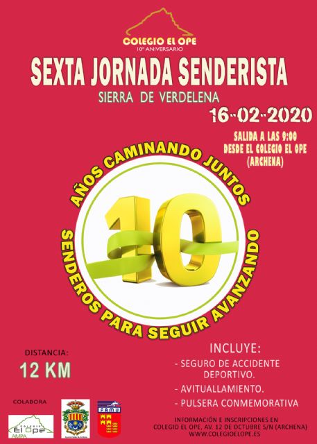VI Jornada Senderismo Colegio El Ope