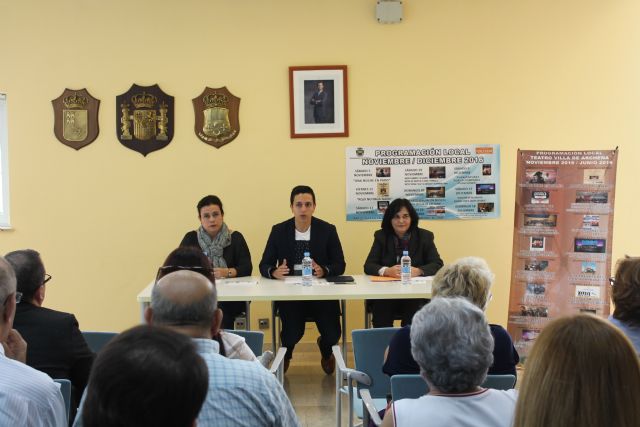 Una veintena de actos conforman la programación de la nueva temporada del Teatro Villa de Archena que durará hasta julio