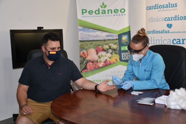 Se inicia la campaña de test masivos a trabajadores del sector agrícola
