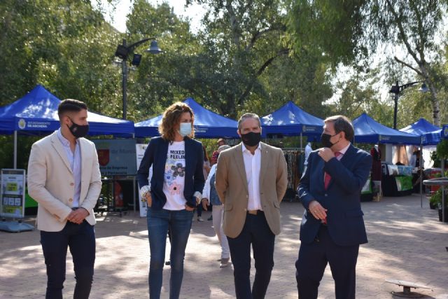 Una veintena de stands componen la Feria de Comercio Archena 2021 que se desarrollará durante este fin de semana en los Jardines del Museo