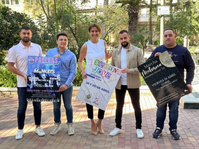 La alcaldesa de Archena presenta la programación de la semana joven con actividades enfocadas a la convivencia, potenciando el deporte y la gastronomía