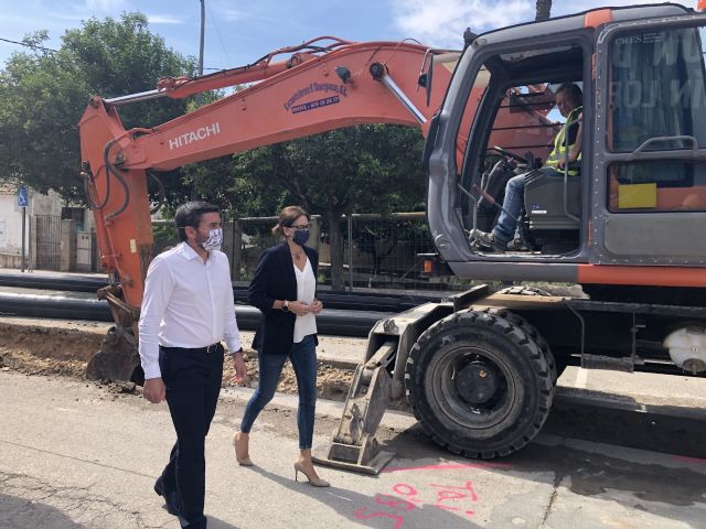 La Comunidad destina 675.000 euros al proyecto de conducción general del Valle de Ricote a su paso por Archena