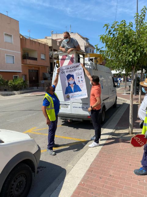 La Alcaldesa de Archena lanza la campaña de concienciación 'Archena Free Covid' para prevenir posibles contagios
