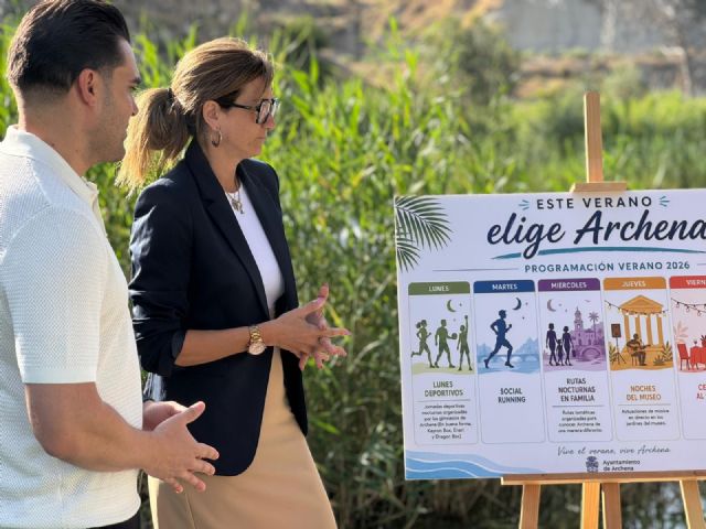 Archena presenta su programación estival con propuestas diarias de ocio, deporte y cultura