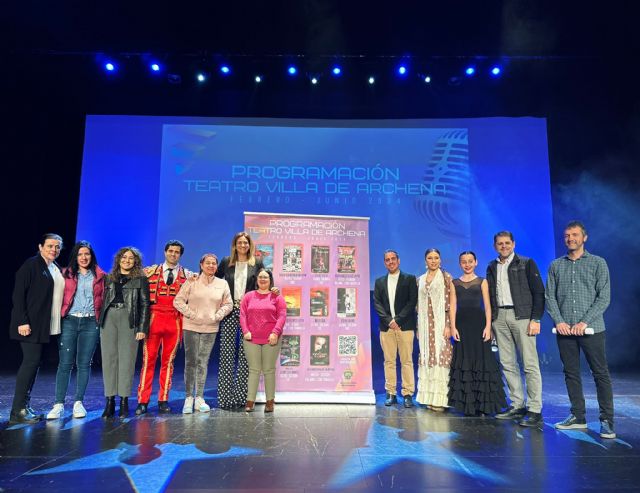 Patricia Fernández presenta la programación del Teatro Villa de Archena con 10 espectáculos de primer nivel