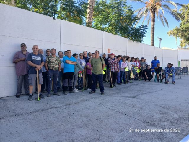 Archena contrata a 12 trabajadores para construir un muro de contención y estabilizar una ladera del monte Ope