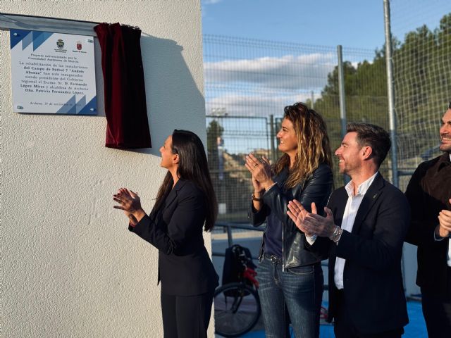 El campo de Fútbol 7 'Andrés Abenza' renueva sus instalaciones, tras una inversión de 117.000 euros