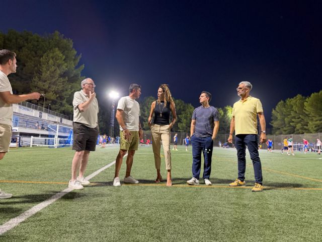 Archena reduce un 65 % el consumo eléctrico del campo de fútbol municipal con la renovación de su iluminación LED