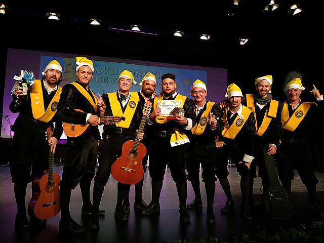 La tuna de la Facultad de Medicina de Murcia se alza con el primer premio del XXVII Concurso Nacional de Villancicos de Archena