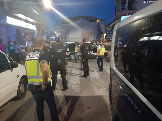 25 detenidos por estancia irregular y aprehensión de droga, balance del último Operativo Policial de Policía Nacional y Policía Local de Archena