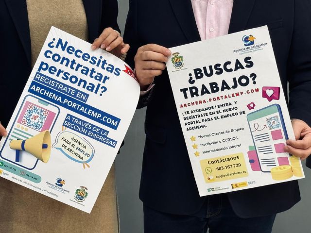 La Agencia de Colocación de Archena, un puente para incrementar el empleo local y motor de dinamización económica