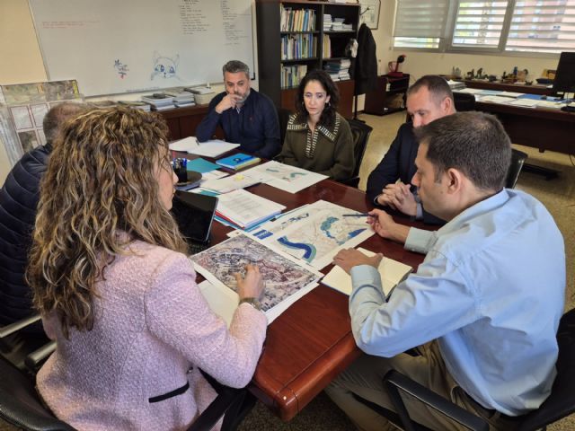 El Ayuntamiento de Archena y la dirección general del Agua acuerdan proyectar la solución para sacar adelante el nuevo colector de pluviales en La Algaida