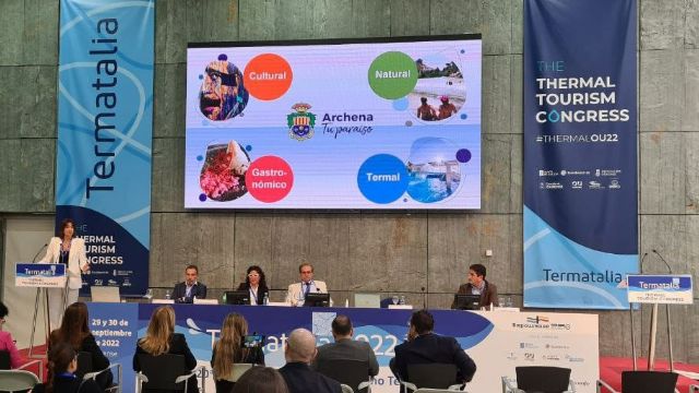 Patricia Fernández defiende en 'Termatalia' la gestión municipal, 'como ejemplo de colaboración público-privada entre Balneario y Ayuntamiento de Archena'