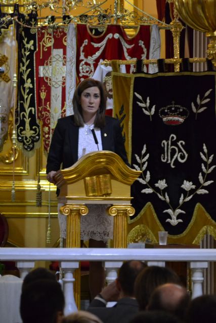 La Alcaldesa Patricia Fernández leyó un emocionante pregón inaugural de la Semana Santa de Archena
