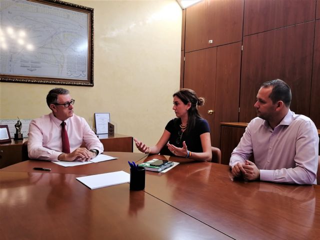El presidente de la CHS se reúne con la alcaldesa de Archena para analizar los efectos de la pasada gota fría