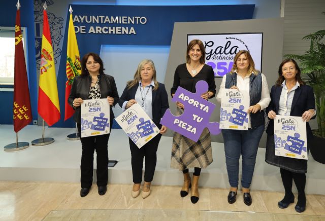 La alcaldesa de Archena presenta un extenso programa de actividades de la Semana de la Eliminación de la Violencia contra la Mujer