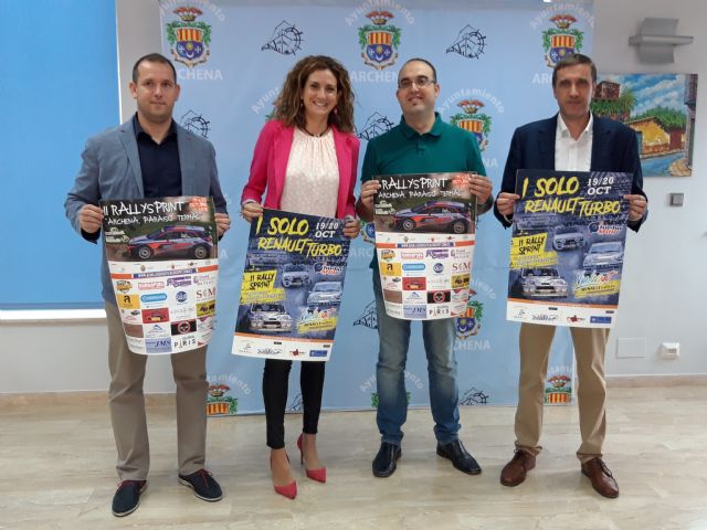 Presentado el II Rally Sprint y Solo Renault Turbo que se celebrará en Archena este próximo fin de semana