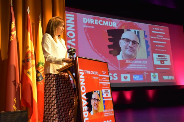 Patricia Fernández agradece a 'Innovaedum' 'su impulso e implicación por la educación en la Región; avanzamos en la calidad educativa'