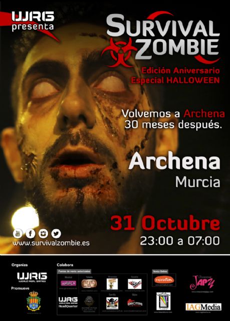 La Survival Zombie vuelve a Archena en la noche más terrorífica del año