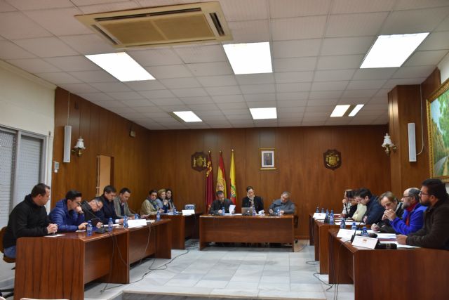 El pleno municipal de Archena aprueba los presupuestos municipales de 2018 que arrojan un superávit de más de 165.300 euros