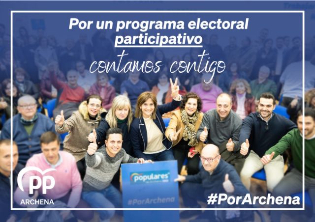 El PP de Archena aboga por la 'democracia participativa' como eje de su programa electoral